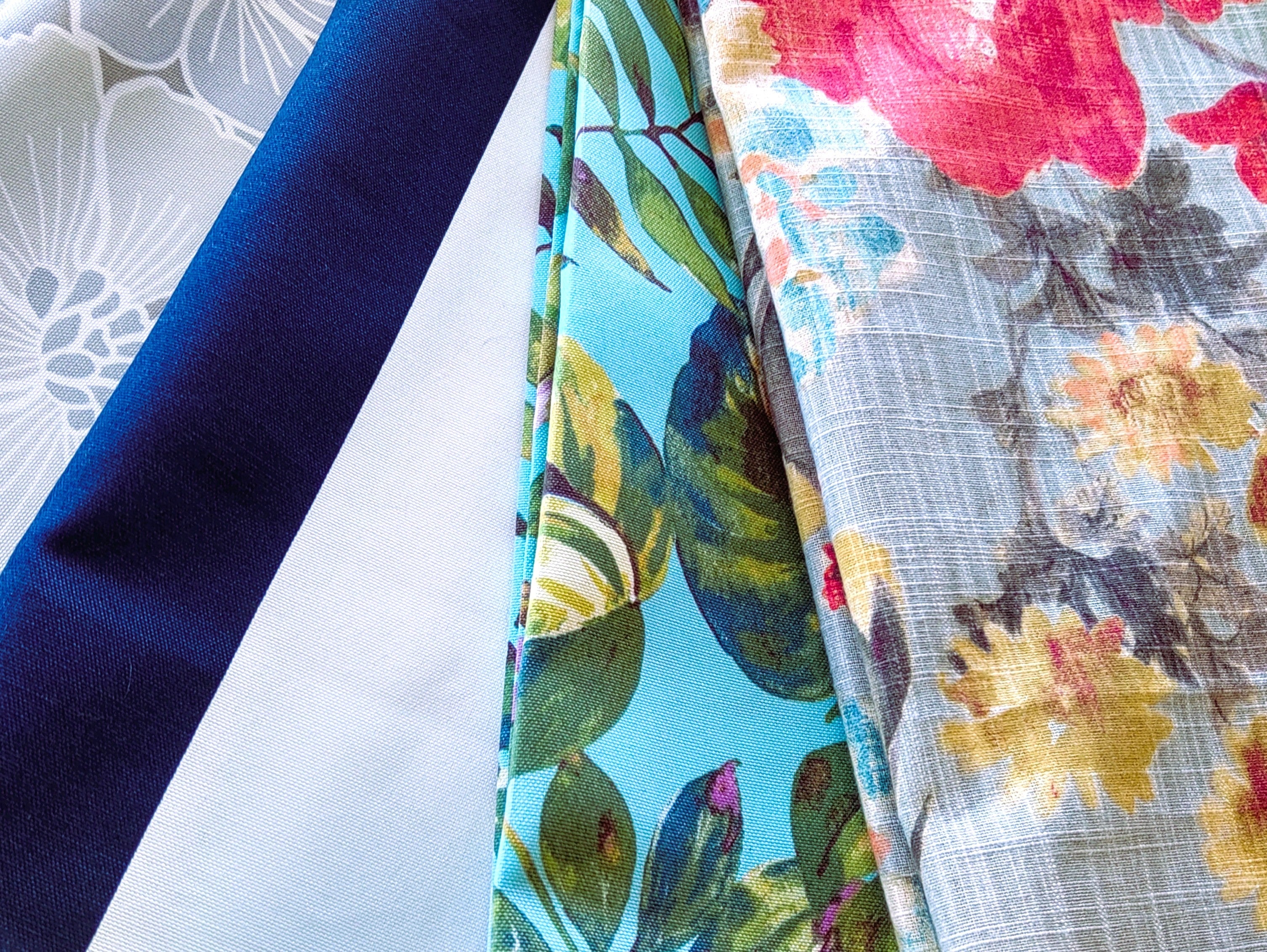 Mixing prints and patterns on your table.