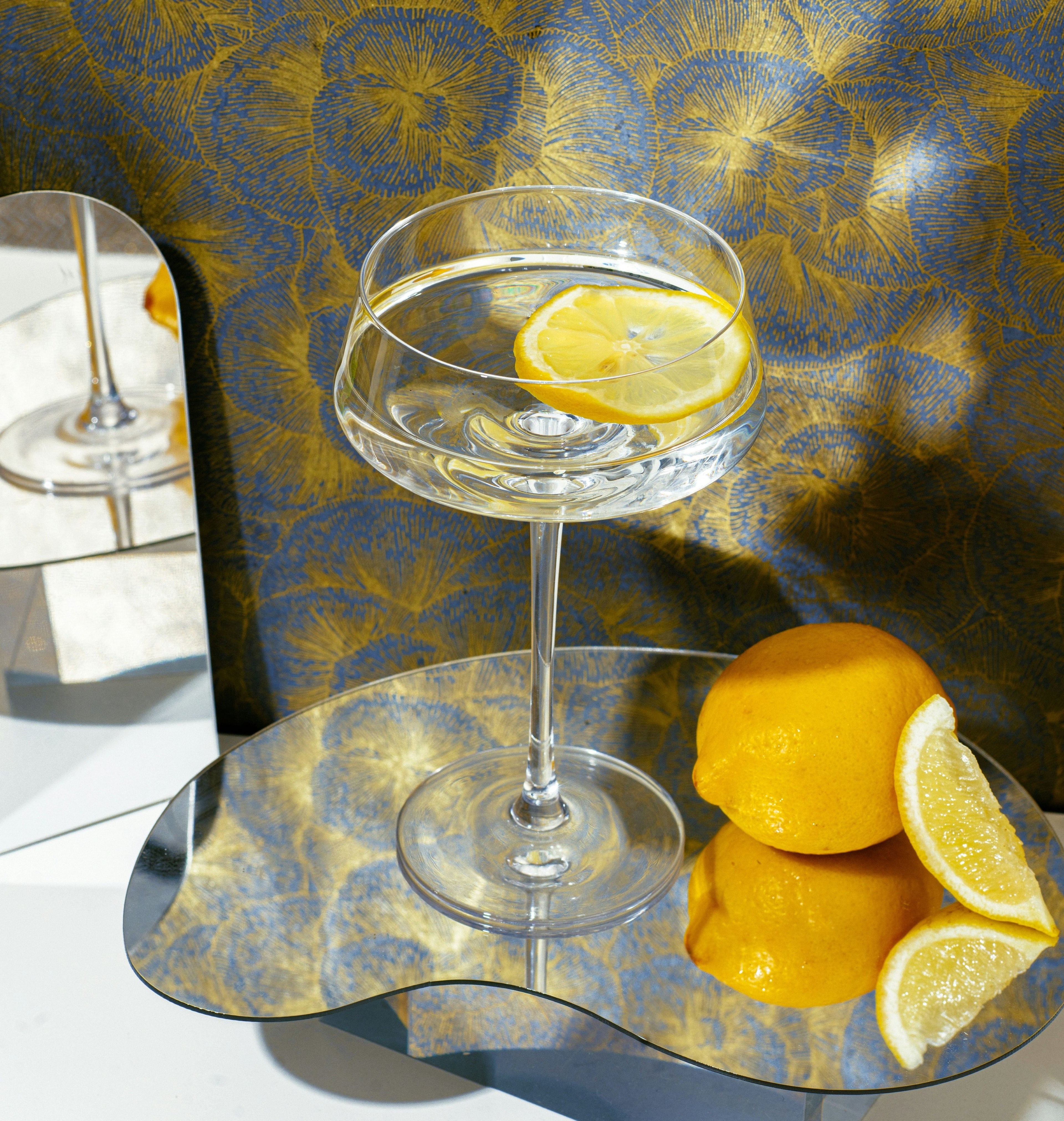 Wallpaper in tablescaping.