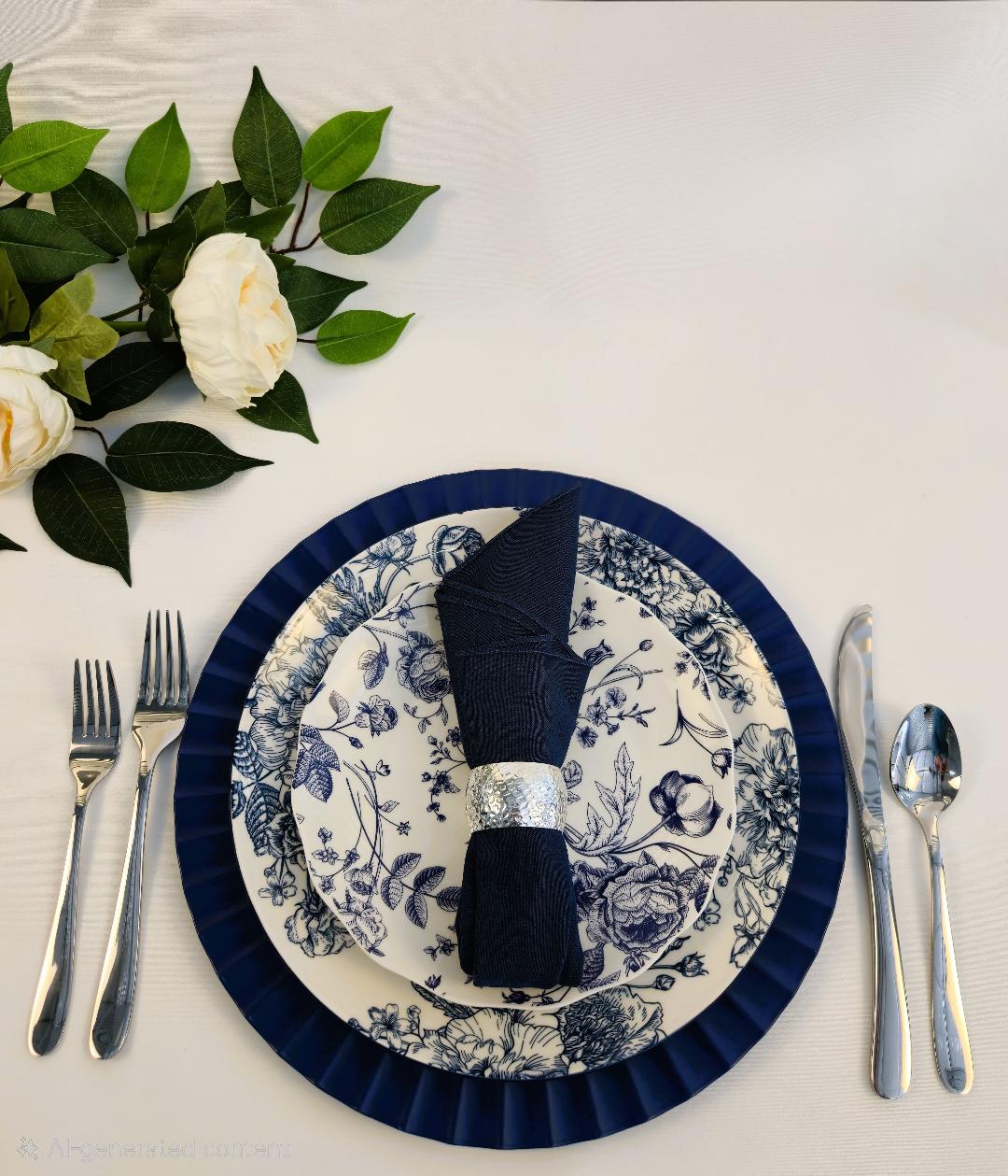 Navy Cottage Charm